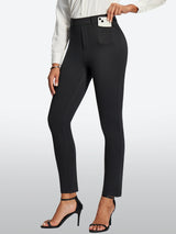 IUGA Pull On Stretchy Work Pants With Pockets | Affordable Yoga Leggings & Activewear by IUGA