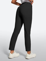 IUGA Stretchy 7/8 Ankle Pull On Work Pants With Pockets - IUGA