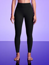 IUGA PowerTight Scrunch No Front Seam High Waist Leggings With Pockets - IUGA