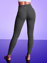 IUGA PowerTight Scrunch No Front Seam High Waist Leggings With Pockets - IUGA
