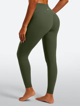 IUGA PowerTight Scrunch No Front Seam High Waist Leggings With Pockets - IUGA