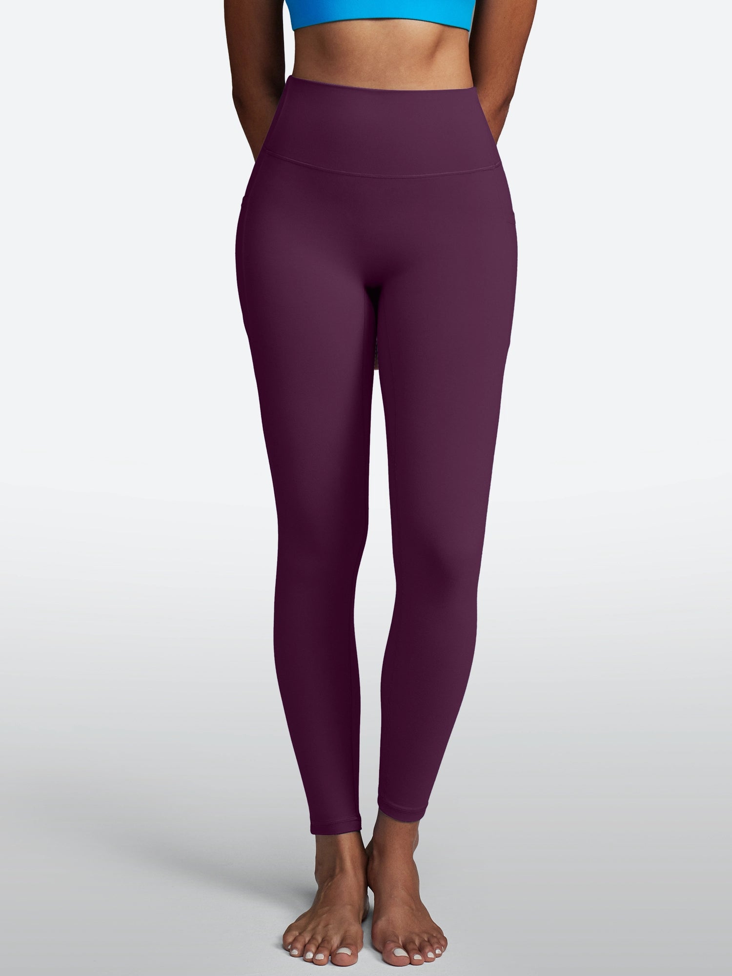 IUGA Butterlab® No Front Seam High Waisted Buttery Soft With Pockets - IUGA