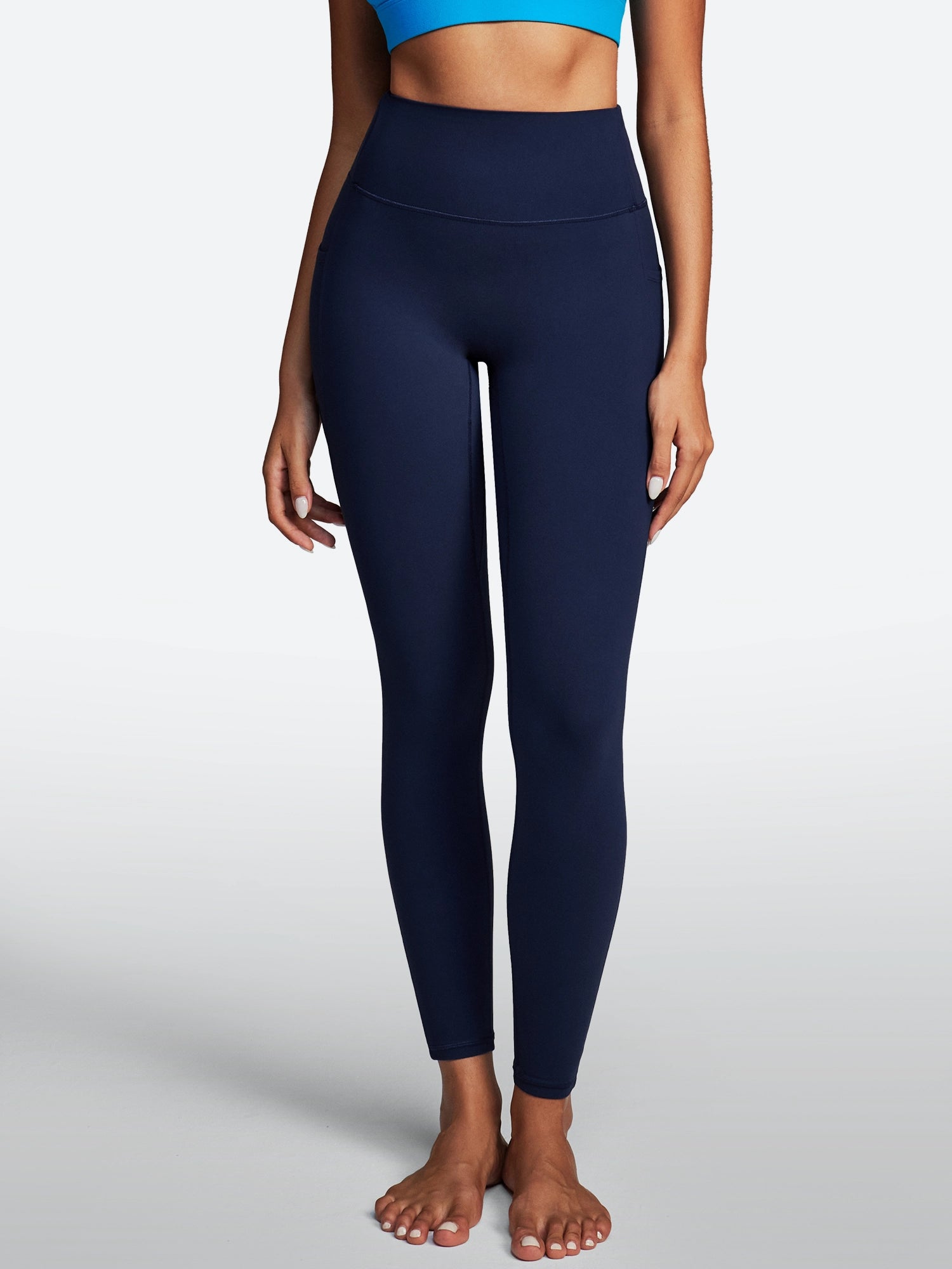 IUGA Butterlab® No Front Seam High Waisted Buttery Soft With Pockets - IUGA