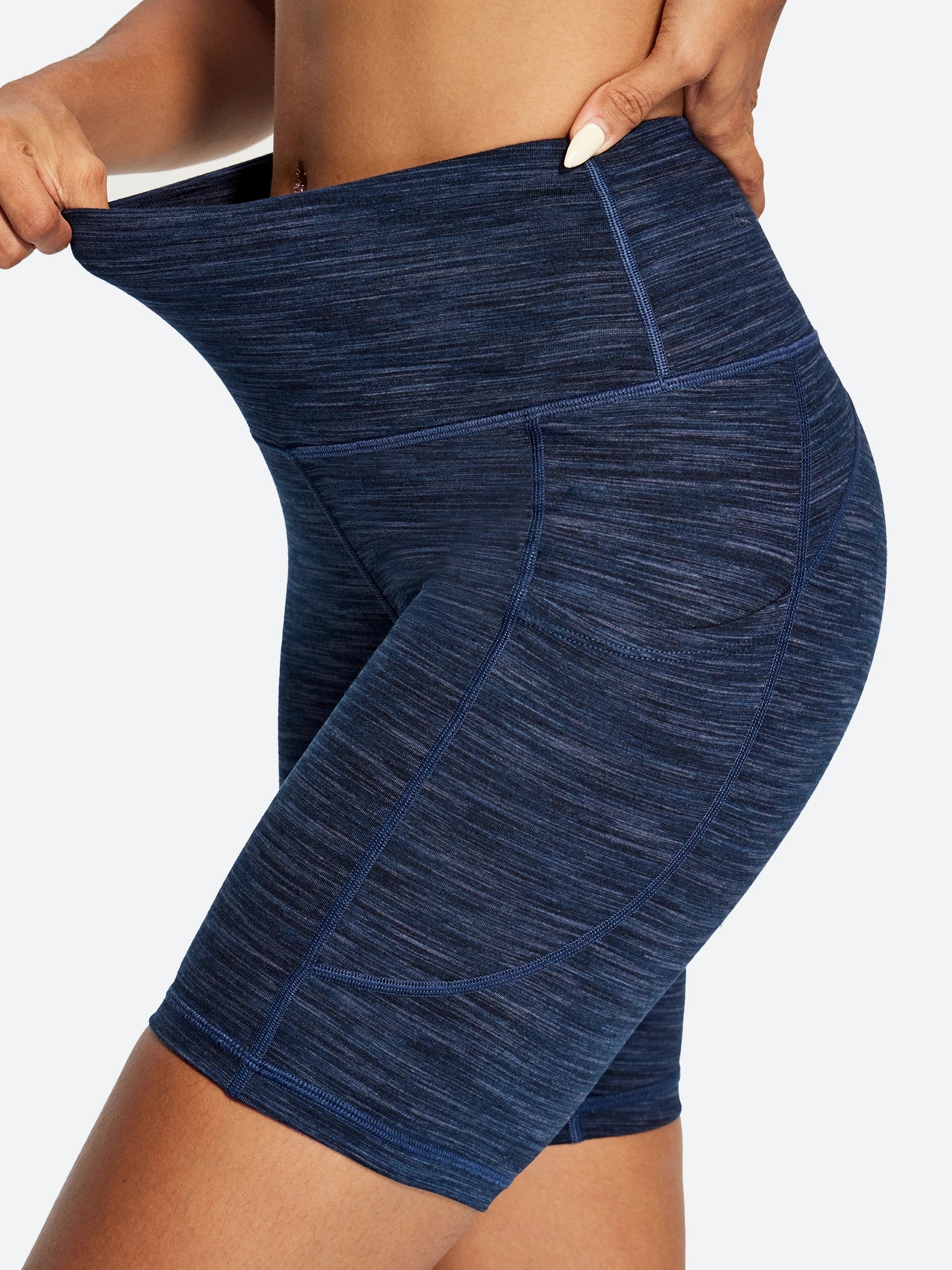 IUGA FlexTight Tummy Control Shorts With Pockets 6'' | Affordable Yoga Leggings & Activewear by IUGA