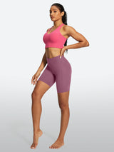 IUGA FlexTight Tummy Control Shorts With Pockets 6'' | Affordable Yoga Leggings & Activewear by IUGA