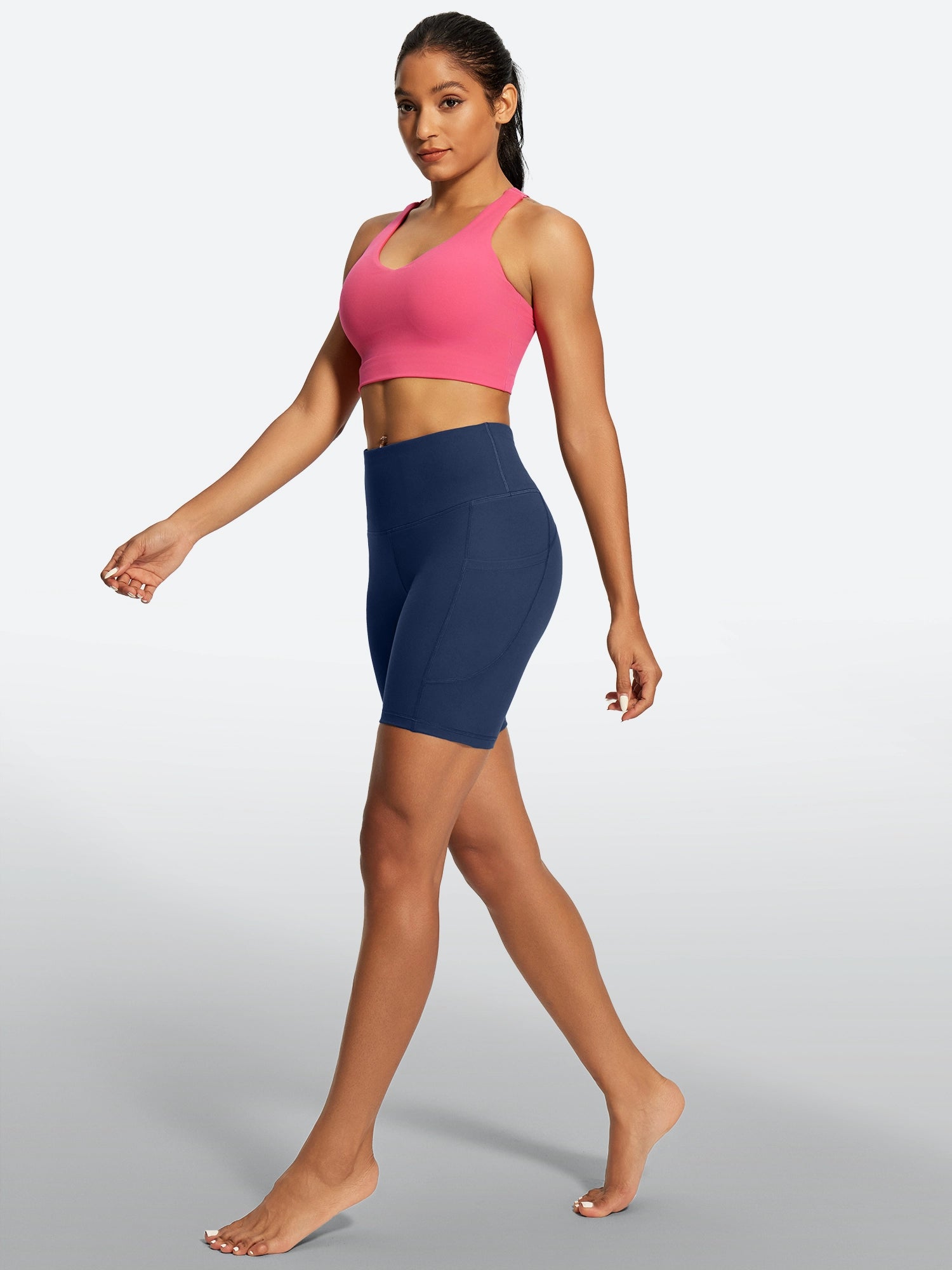 IUGA FlexTight Tummy Control Shorts With Pockets 6'' | Affordable Yoga Leggings & Activewear by IUGA