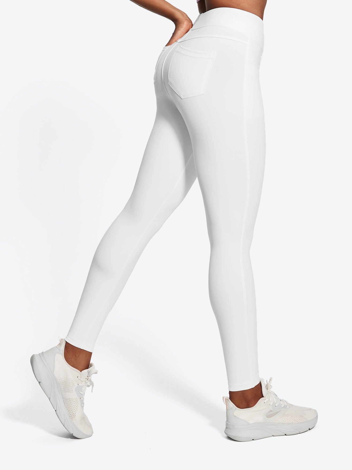 IUGA FlexTight High Waist Denim-Look Leggings With Pockets | Affordable Yoga Leggings & Activewear by IUGA