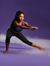 IUGA PowerTight Sandwich No Front Seam Capris | Affordable Yoga Leggings & Activewear by IUGA
