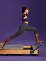 IUGA PowerTight Sandwich No Front Seam Capris | Affordable Yoga Leggings & Activewear by IUGA