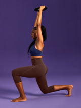 IUGA PowerTight Sandwich No Front Seam Capris | Affordable Yoga Leggings & Activewear by IUGA