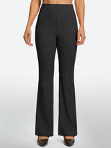 IUGA Women’s High-Waisted Tummy Control & Pull-On Bootcut Yoga Pants With Pockets