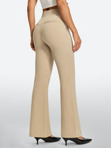 IUGA Women’s High-Waisted Tummy Control & Pull-On Bootcut Yoga Pants With Pockets